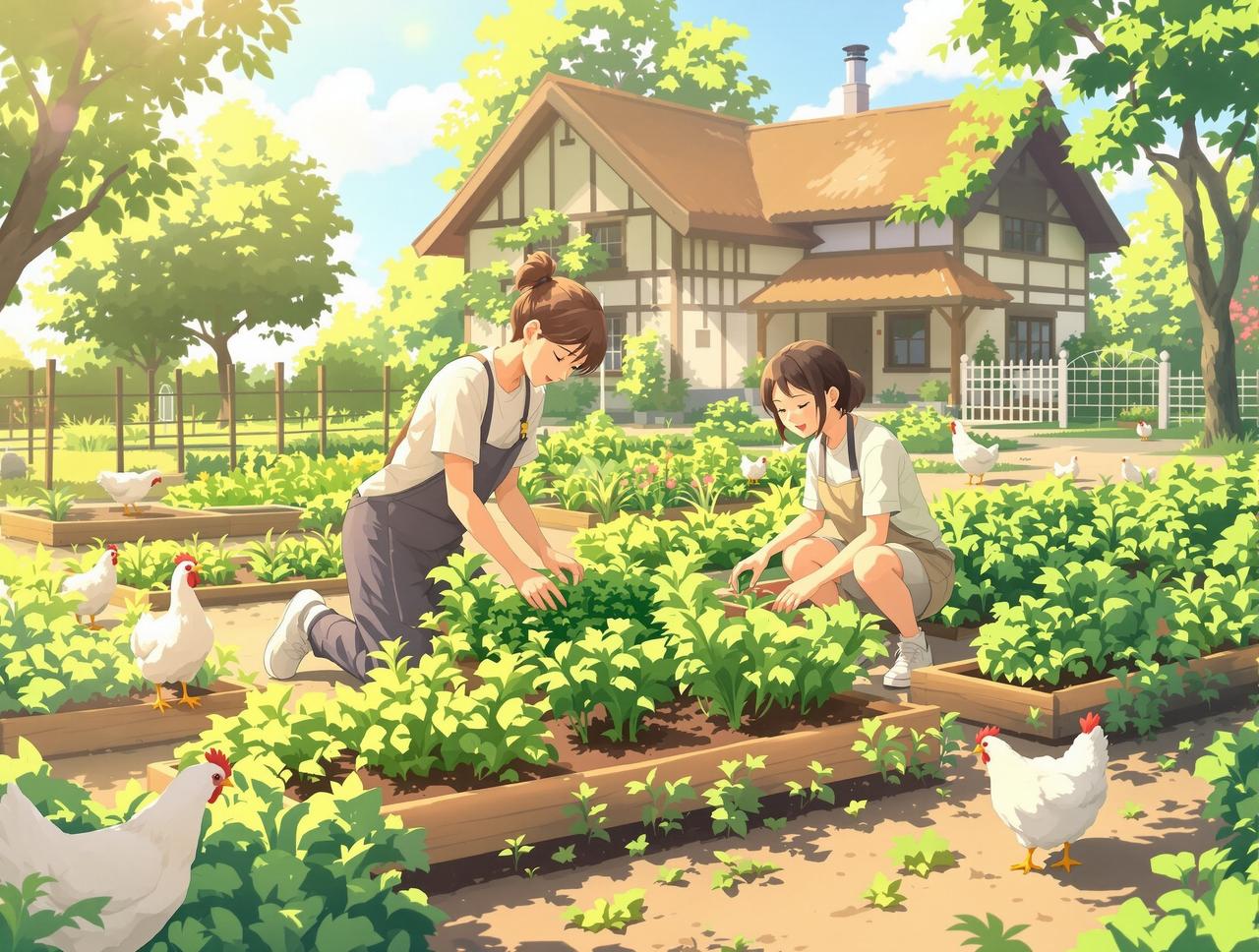 菜园子日记 - 短剧搜吧治愈动漫短剧 菜园子日记